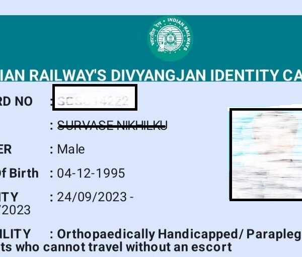 Indian Railway's Divyangjan ID Card